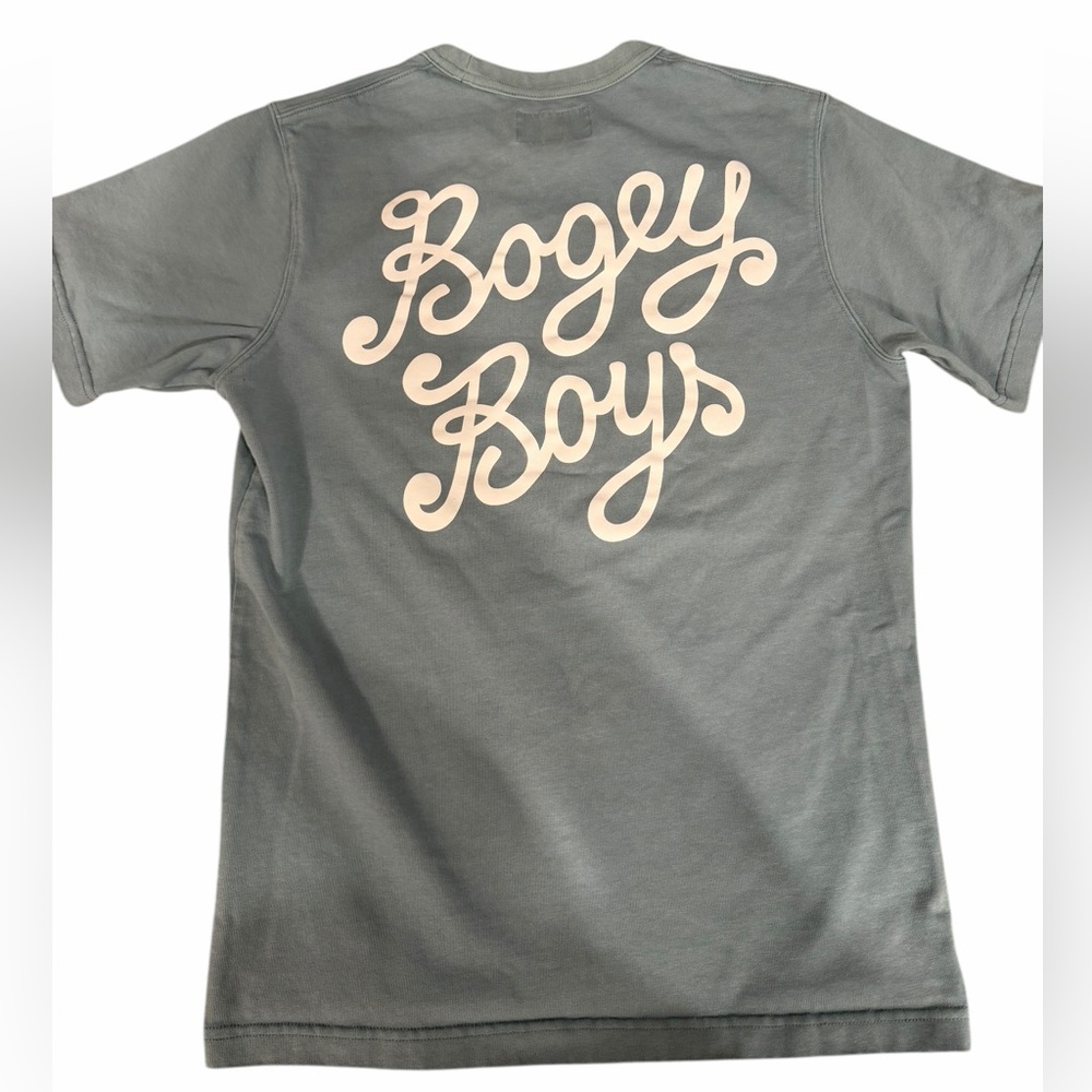 Bogey Boys Men’s‎ Cotton T shirt Crewneck size small medium graphic tee blue